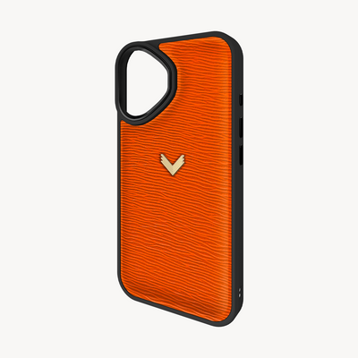 iPhone 17 Phone Case, Calf Leather, Dune Texture