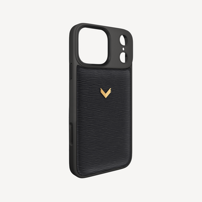 iPhone 17 Pro Phone Case, Calf Leather, Dune Texture