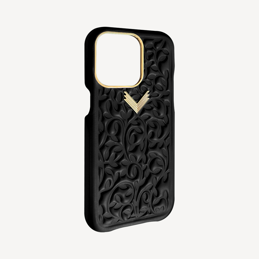 iPhone 14 Pro Max Phone Case, Calf Leather