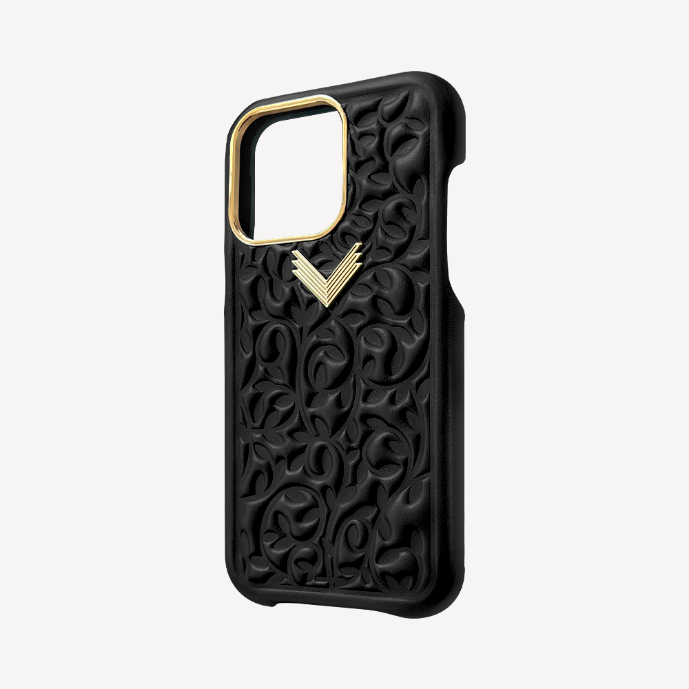 iPhone 15 Pro Max Phone Case, Calf Leather