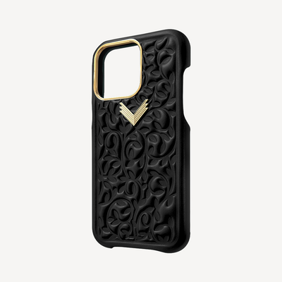 iPhone 15 Pro Phone Case, Calf Leather