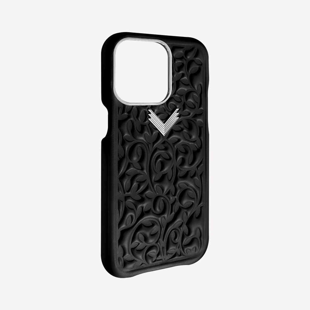 iPhone 15 Pro Max Phone Case, Calf Leather