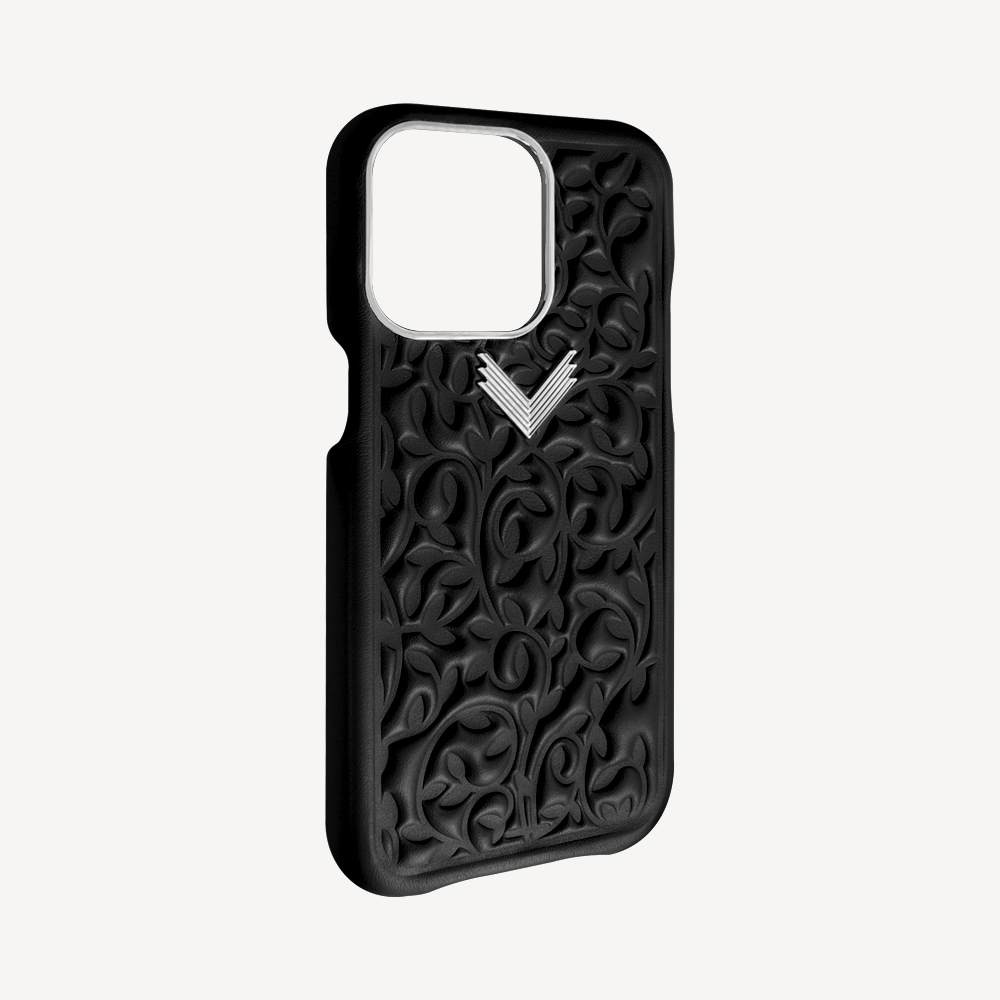 iPhone 15 Pro Phone Case, Calf Leather