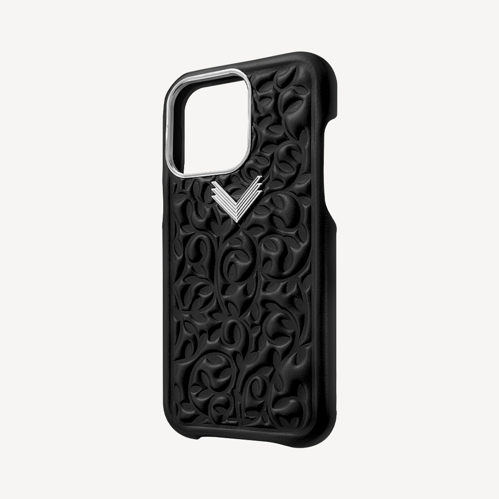 iPhone 14 Pro Max Phone Case, Calf Leather