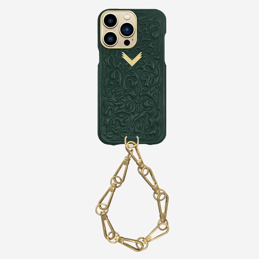 iPhone 14 Pro Phone Case, Calf Leather