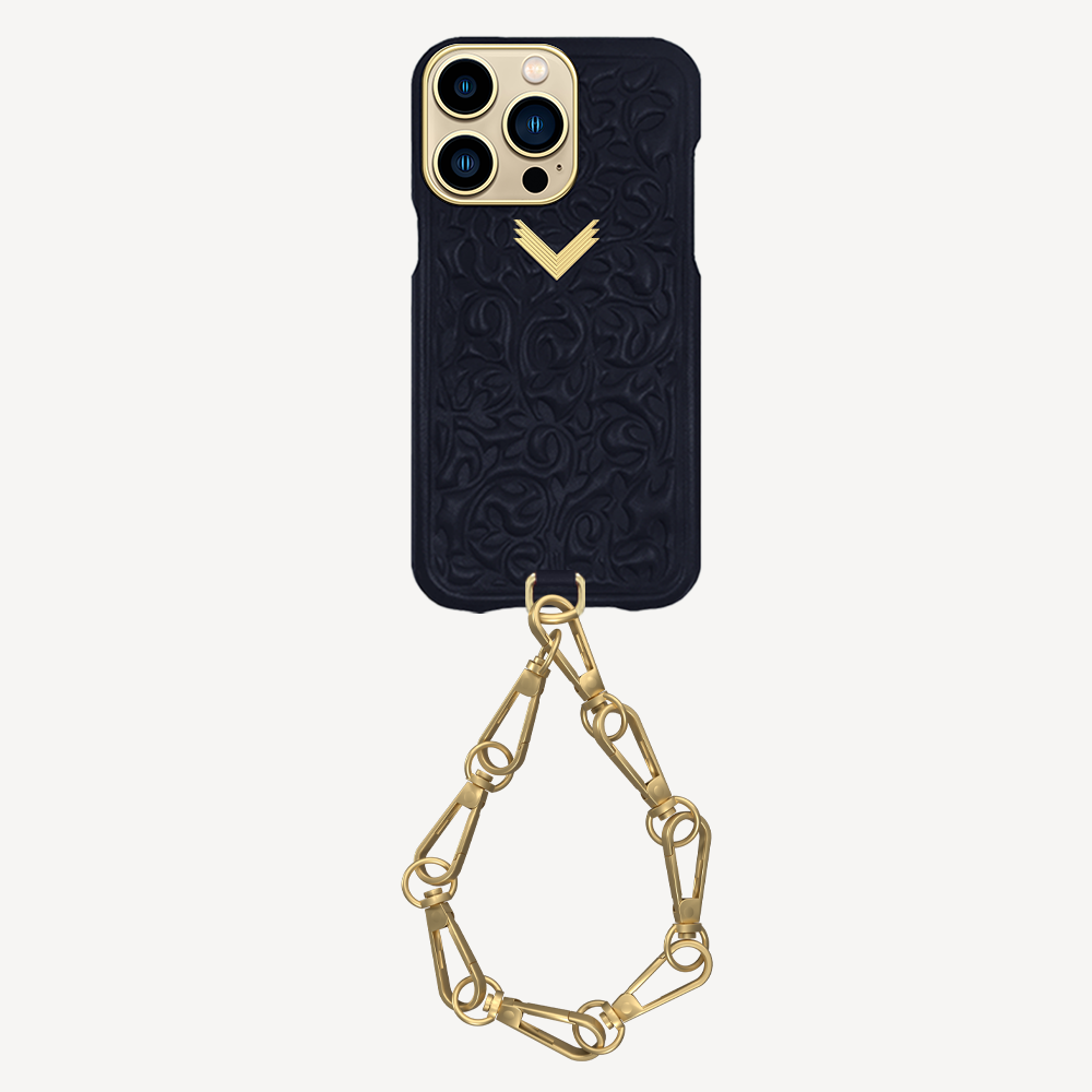 iPhone 14 Pro Phone Case, Calf Leather