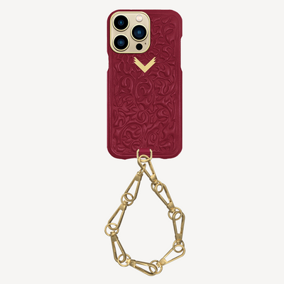 iPhone 13 Pro Phone Case, Calf Leather