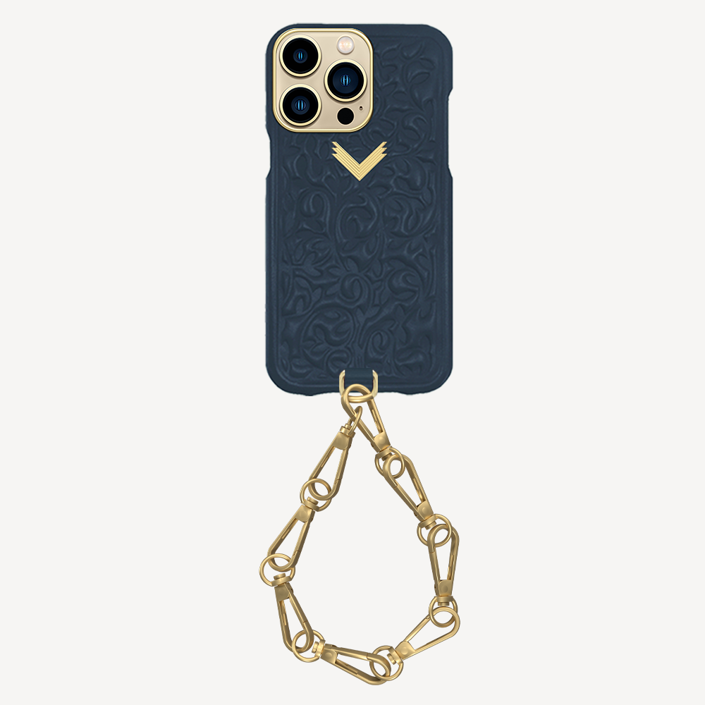 iPhone 14 Pro Phone Case, Calf Leather