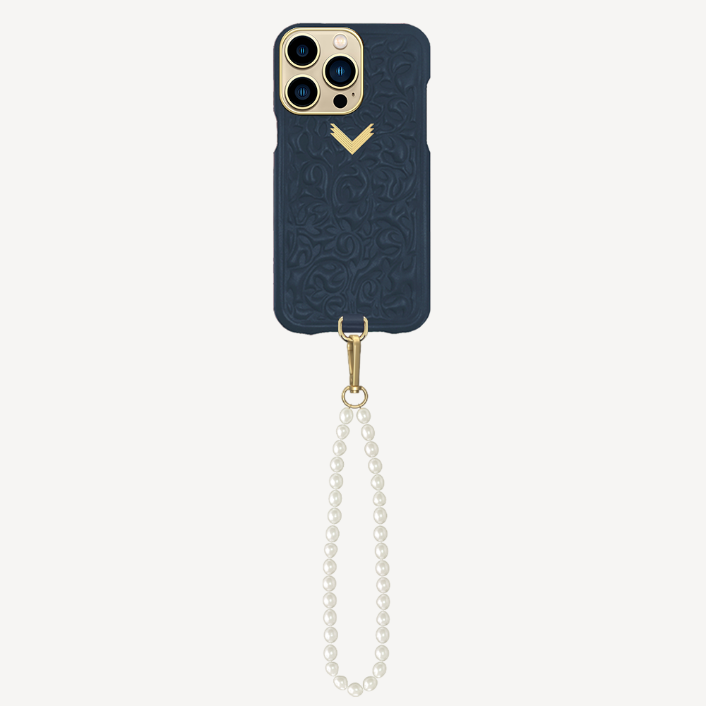 iPhone 14 Pro Phone Case, Calf Leather