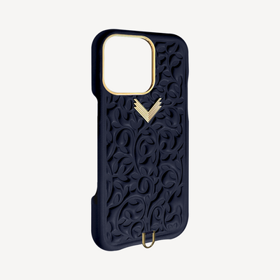 iPhone 16 Pro Phone Case, Calf Leather, Cultured Pearls, Purity Edition