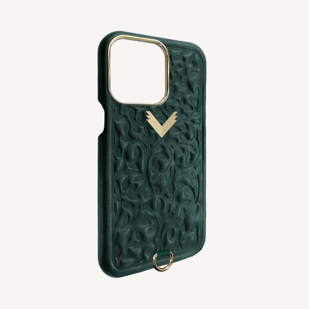 iPhone 14 Pro Phone Case, Calf Leather