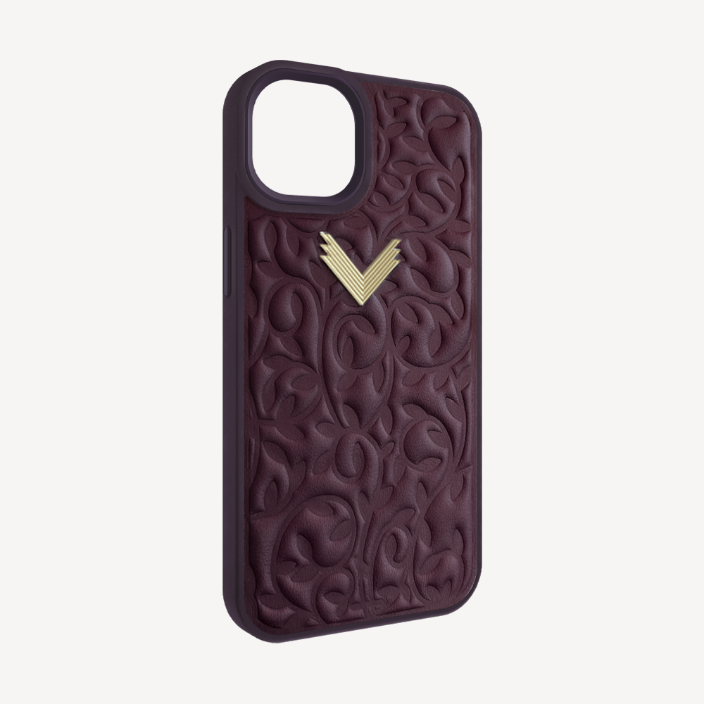 iPhone 14 Phone Case, Calf Leather