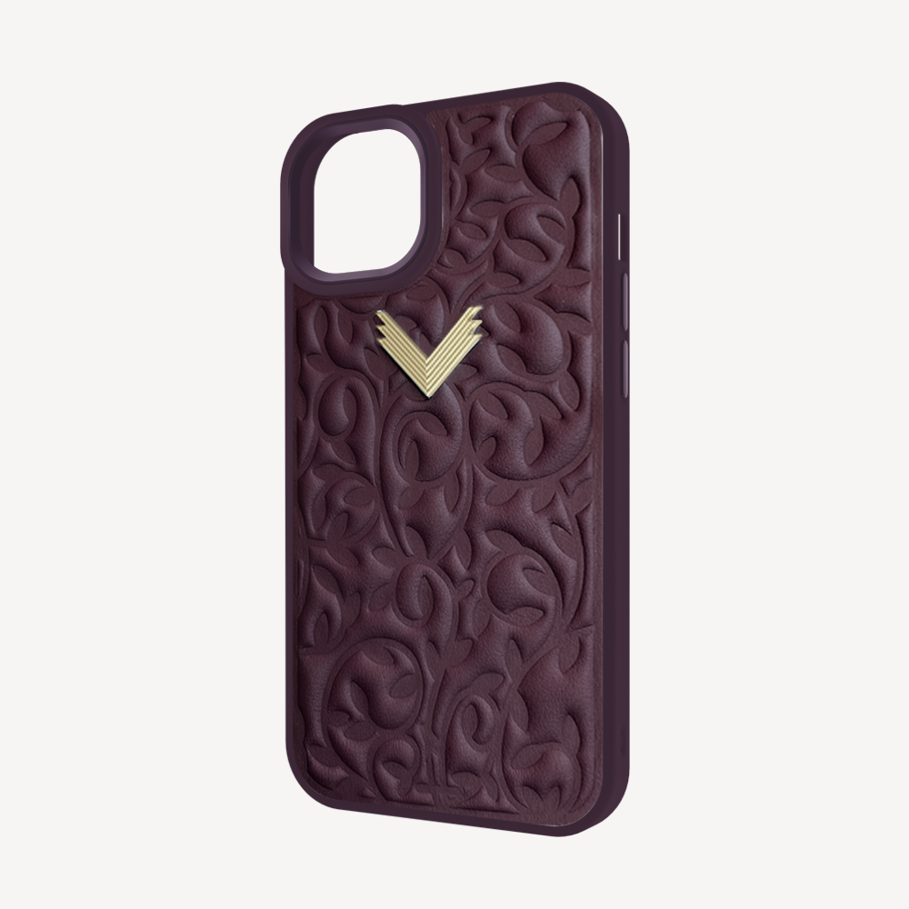 iPhone 14 Phone Case, Calf Leather