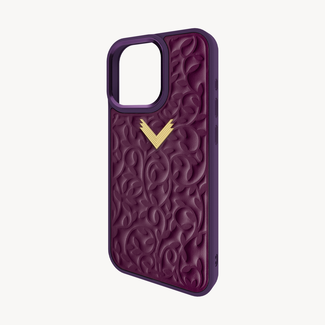 iPhone 15 Pro Phone Case, Calf Leather