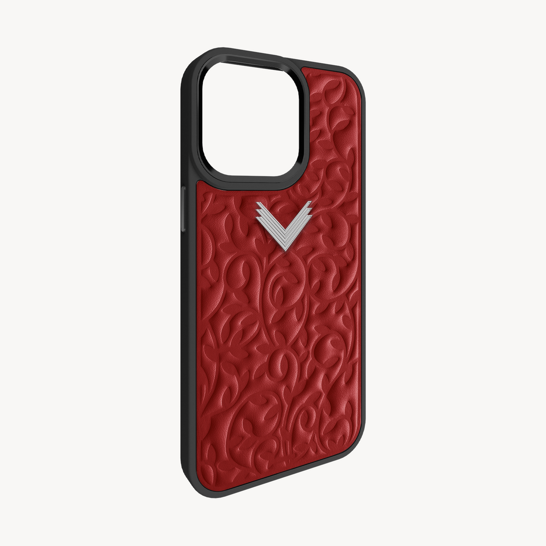 iPhone 15 Pro Phone Case, Calf Leather