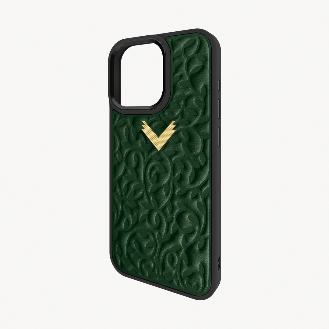 iPhone 15 Pro Phone Case, Calf Leather