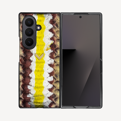 Samsung Z Fold 7 Phone Case, Python Leather