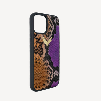 iPhone 11 Phone Case, Python Leather