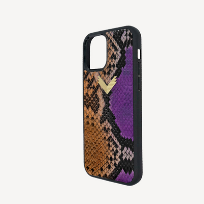 iPhone 11 Pro Max Phone Case, Python Leather