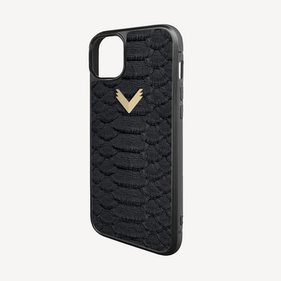 iPhone 13 Phone Case, Python Leather