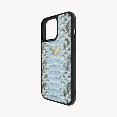 iPhone 14 Pro Phone Case, Python Leather