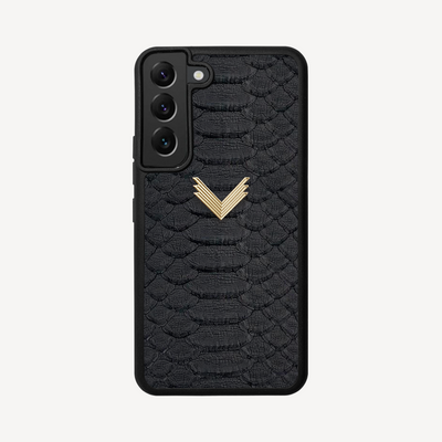 Samsung S22 Plus Phone Case, Python Leather