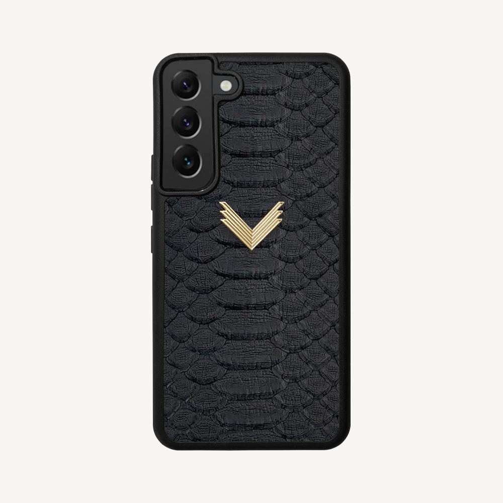 Samsung S21 Plus Phone Case, Python Leather