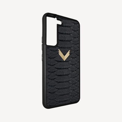 Samsung S22 Phone Case, Python Leather
