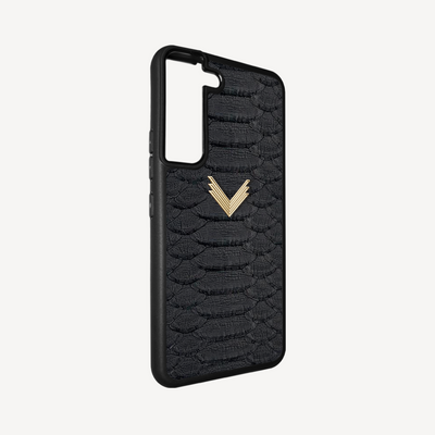 Samsung S21 Plus Phone Case, Python Leather