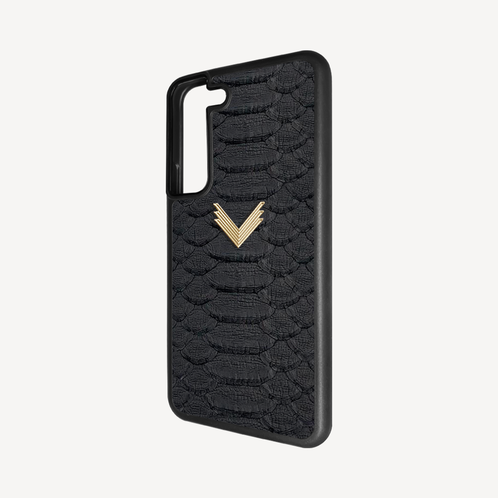 Samsung S21 Plus Phone Case, Python Leather