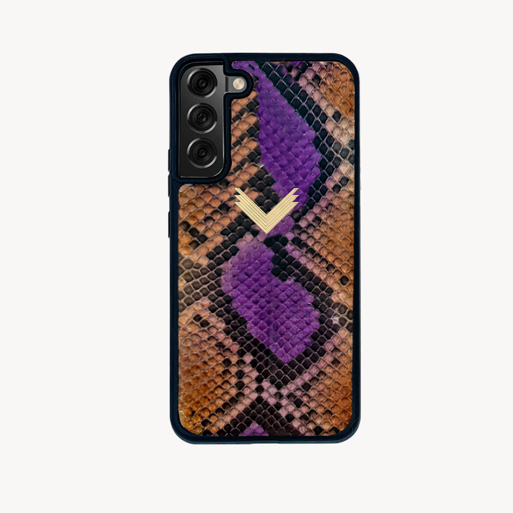 Samsung S22 Phone Case, Python Leather