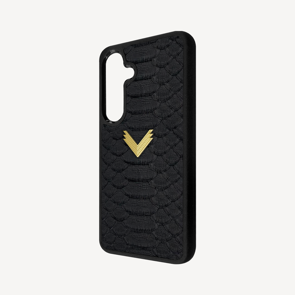 Samsung S23 Phone Case, Python Leather