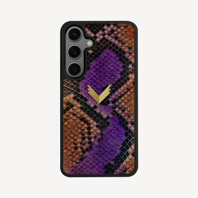 Samsung S23 Phone Case, Python Leather