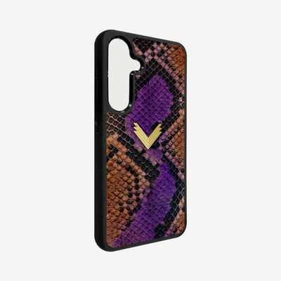 Samsung S23 Phone Case, Python Leather