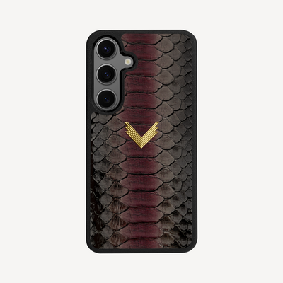 Samsung S23 Plus Phone Case, Python Leather