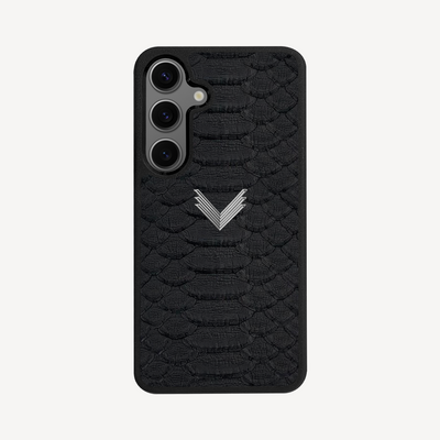 Samsung S23 Plus Phone Case, Python Leather