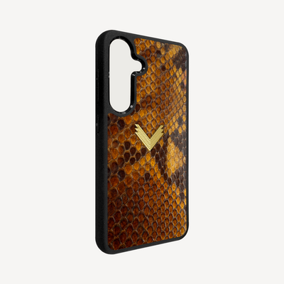 Samsung S23 Plus Phone Case, Python Leather