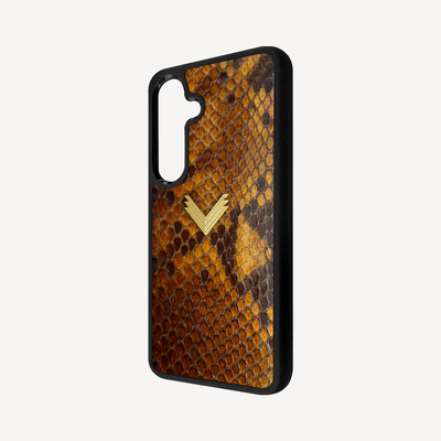 Samsung S23 Plus Phone Case, Python Leather