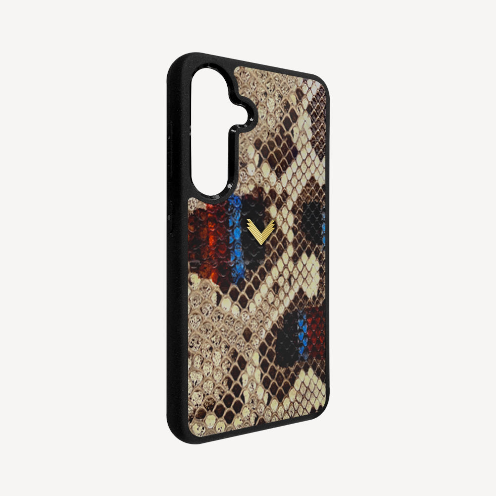 Samsung S24 Plus Phone Case, Python Leather