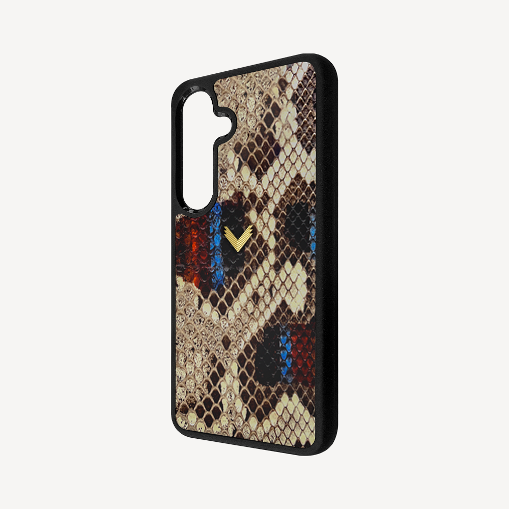 Samsung S24 Plus Phone Case, Python Leather