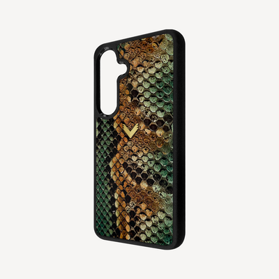 Samsung S24 Phone Case, Python Leather