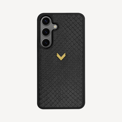 Samsung S25 Plus Phone Case, Python Leather