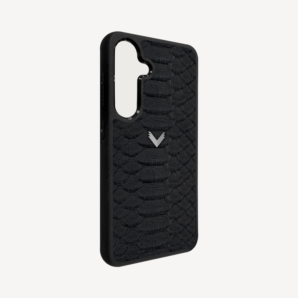 Samsung S24 Phone Case, Python Leather