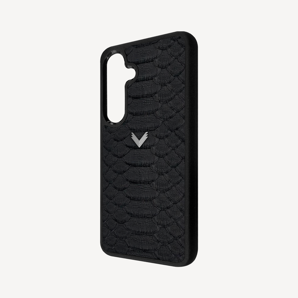 Samsung S24 Phone Case, Python Leather