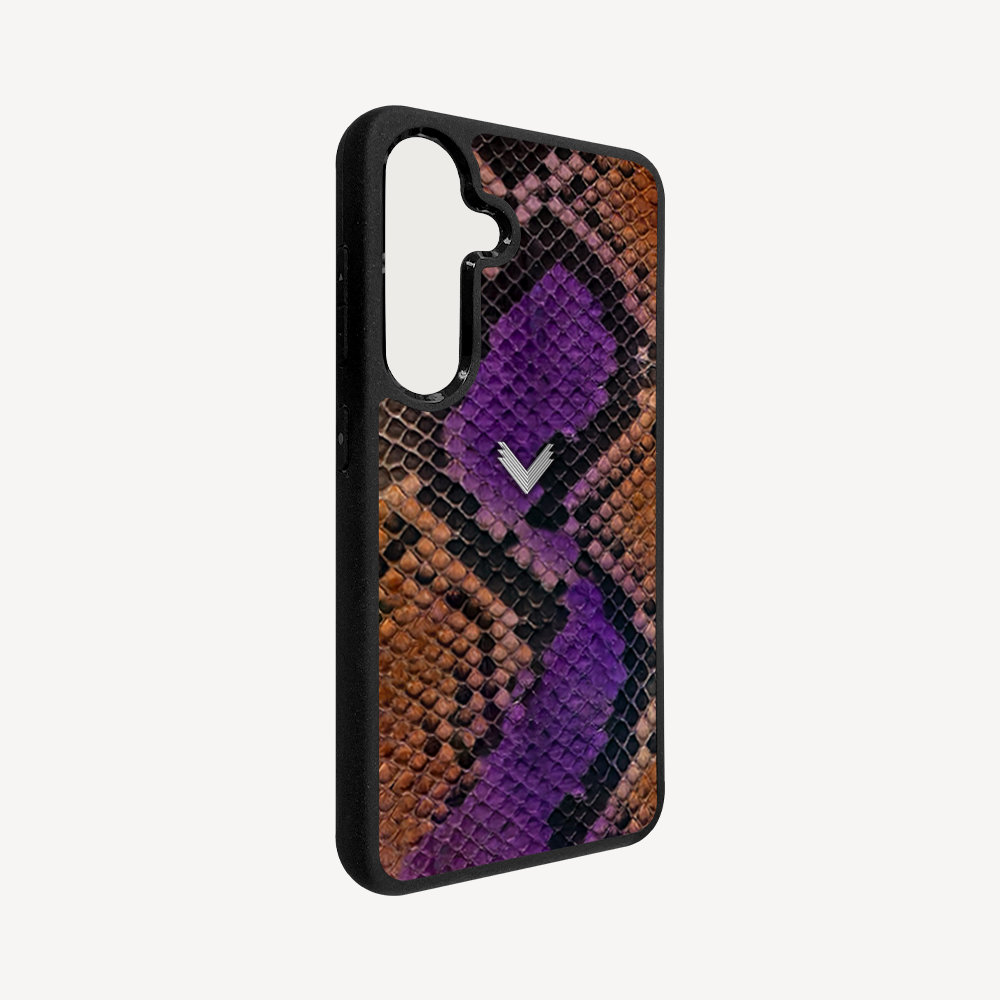 Samsung S24 Plus Phone Case, Python Leather