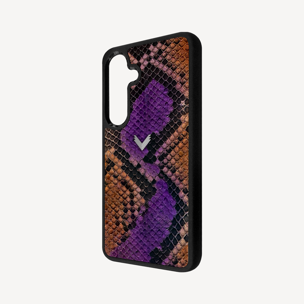 Samsung S24 Plus Phone Case, Python Leather