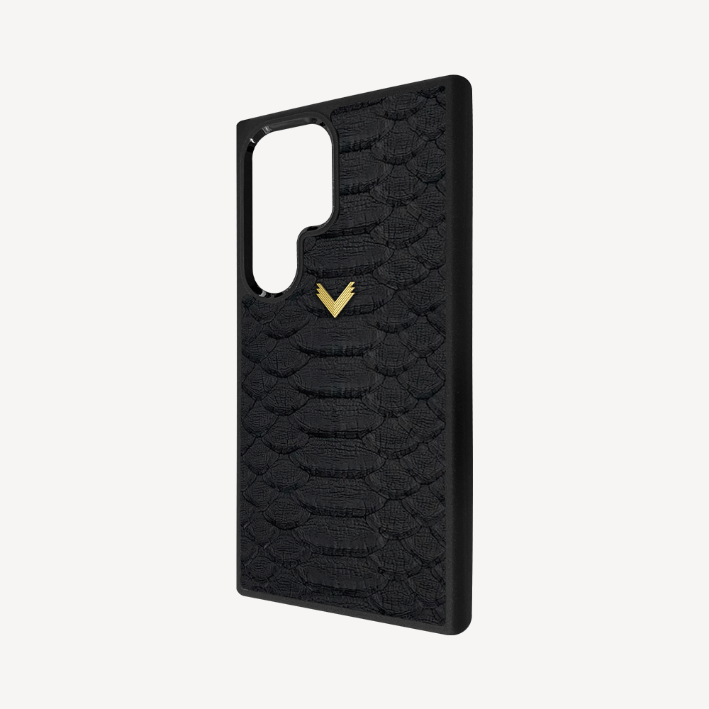 Samsung S24 Ultra Phone Case, Python Leather