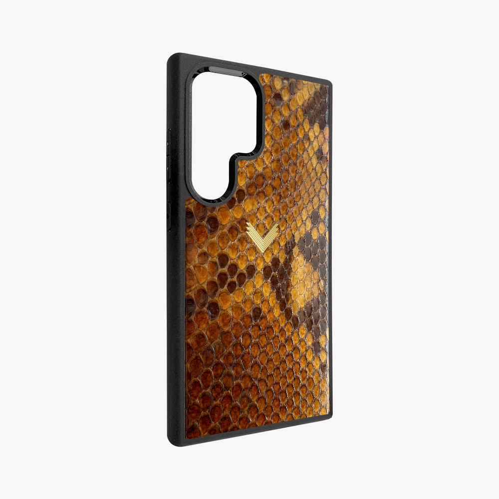 Samsung S24 Ultra Phone Case, Python Leather