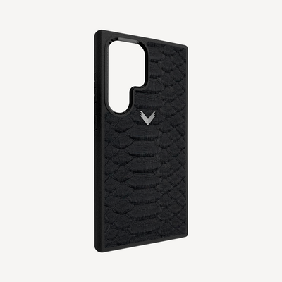 Samsung S24 Ultra Phone Case, Python Leather