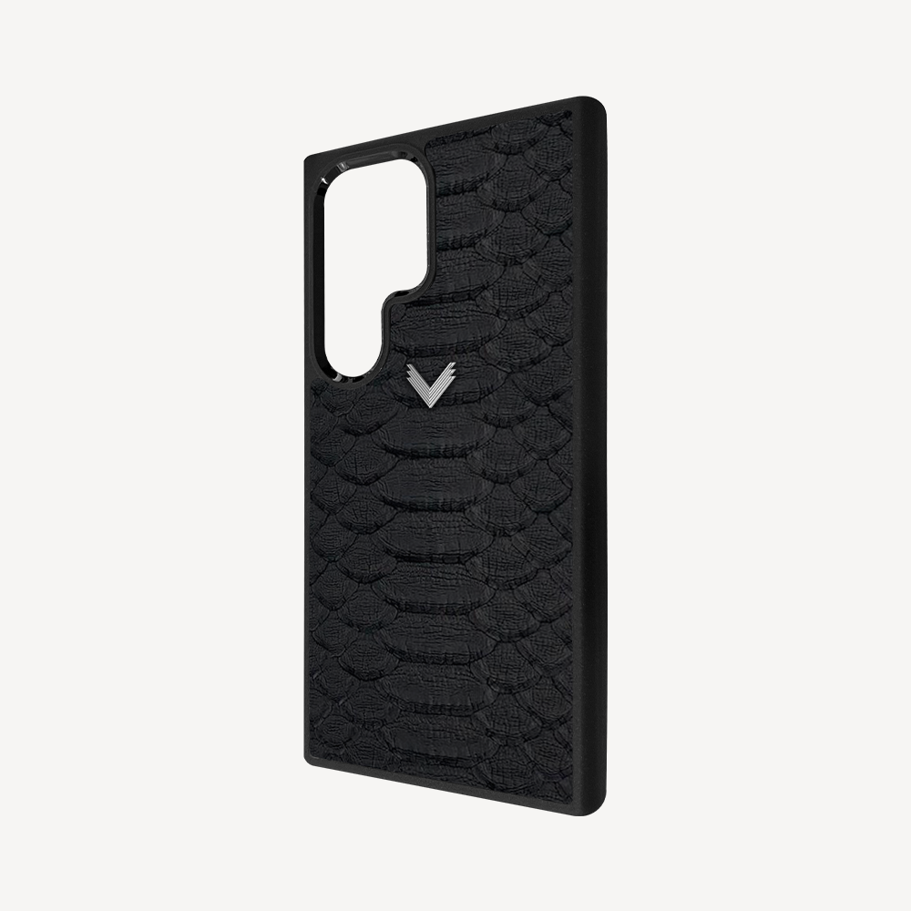 Samsung S24 Ultra Phone Case, Python Leather